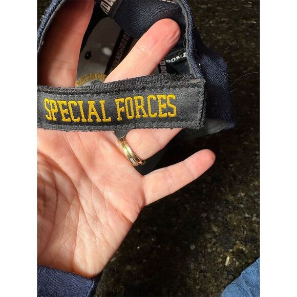 Rapid Dominance Special Forces Men's Blue Cap Adjustable Embroidered Hat - Picture 6 of 8